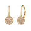 Bassali White 14k Gold Earrings