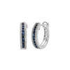 Bassali White 14k Gold & Sapphire Earrings