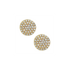 Bassali White 14k Gold Earrings