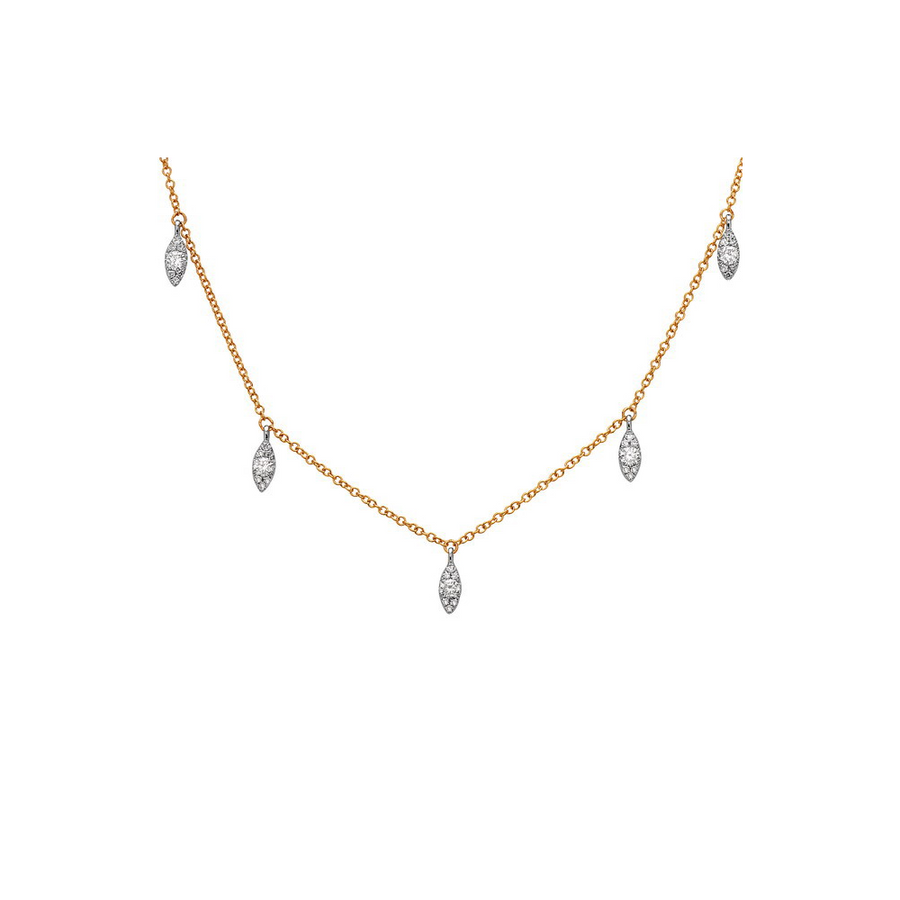 Bassali Two-Tone 14k Gold Necklace