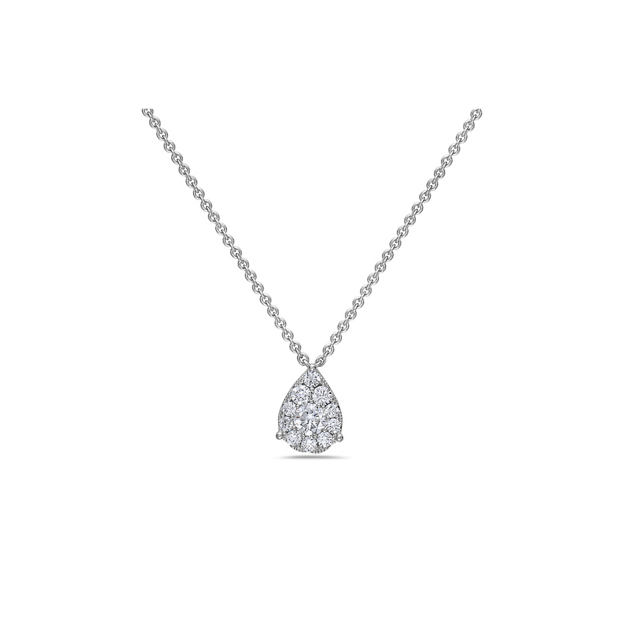 Bassali White 14k Gold Necklace