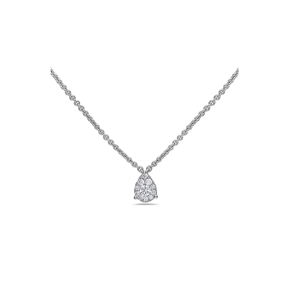 Bassali White 14k Gold Necklace
