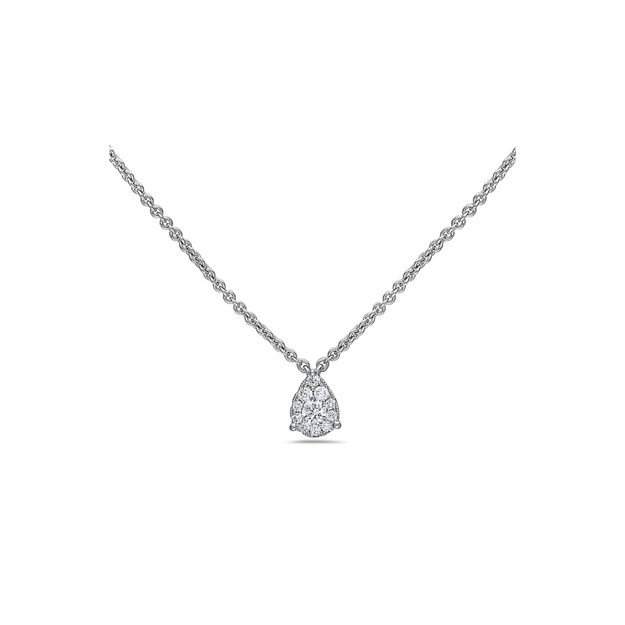 Bassali White 14k Gold Necklace