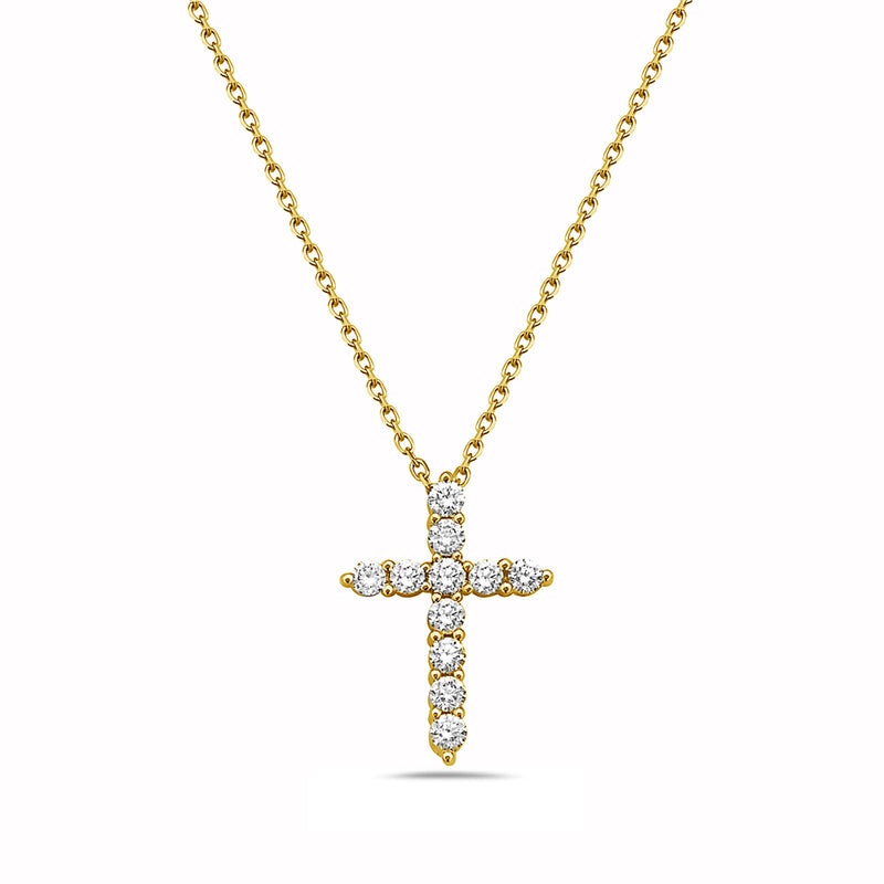 Bassali Yellow 14k Gold Pendant - With Chain