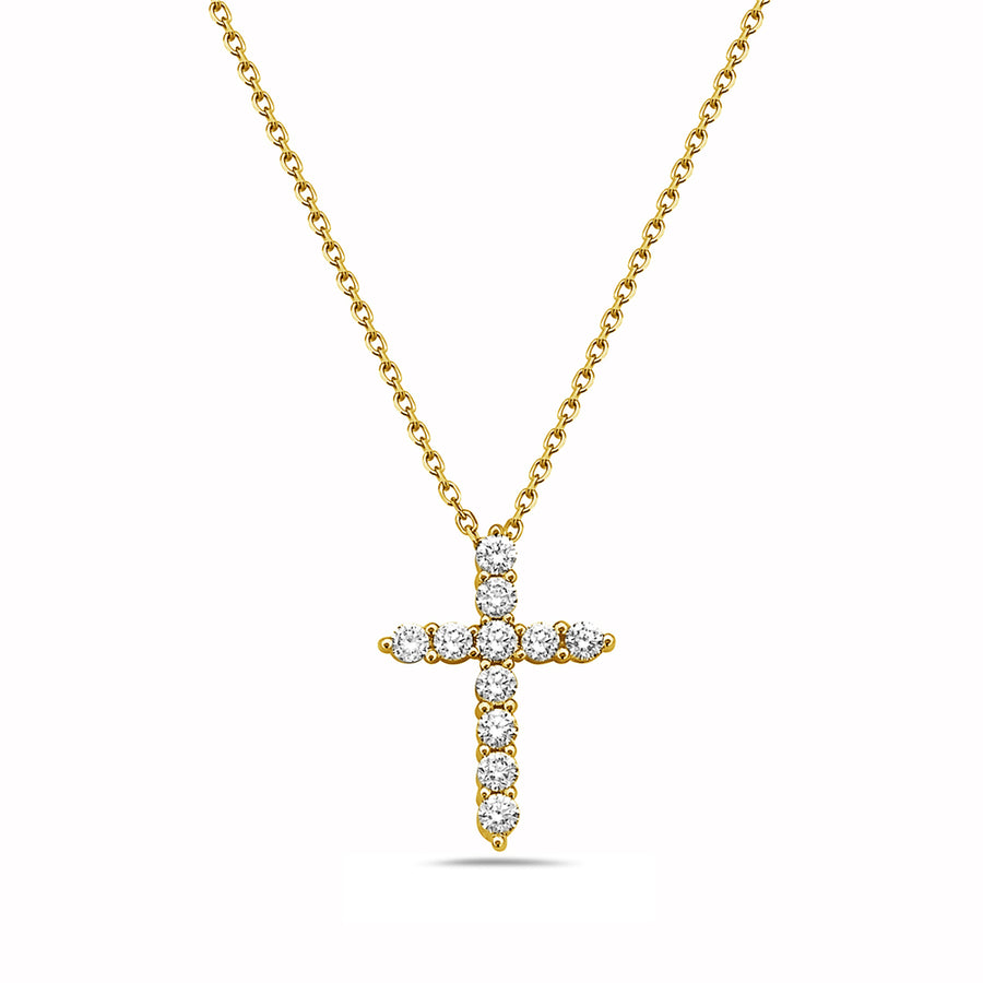 Bassali Yellow 14k Gold Pendant - With Chain