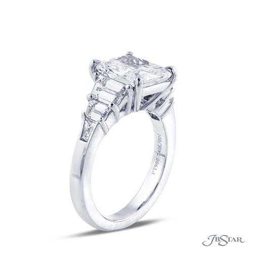 JB Star Platinum Diamond Engagement Ring - 7406-001