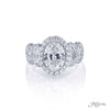 JB Star Oval Diamond Engagement Ring