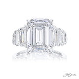 JB Star 6.20ct Emerald Cut Diamond Ring