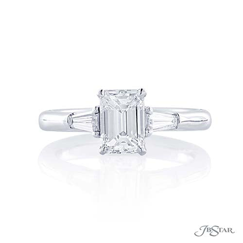 JB Star Platinum Diamond Engagement Ring - 4398-073