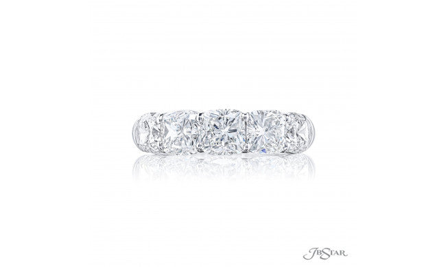 JB Star Cushion Cut Diamond Band