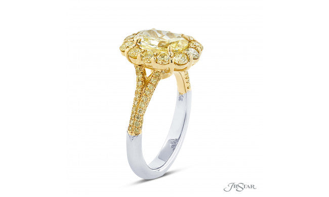 JB Star Yellow Diamond Engagement Ring