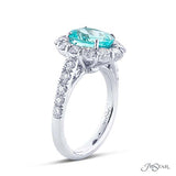 JB Star Plantinum Sapphire and Diamond Engagement Ring - 2371-004