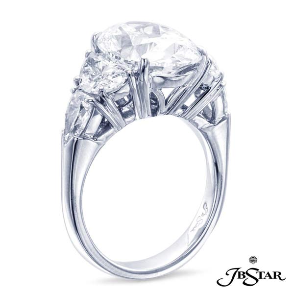 JB Star Platinum Diamond Engagement Ring - 4958-010