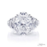 JB Star Oval Diamond Engagement Ring