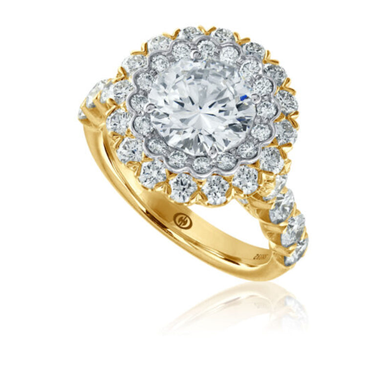 Christopher Designs Double Halo Engagement Ring