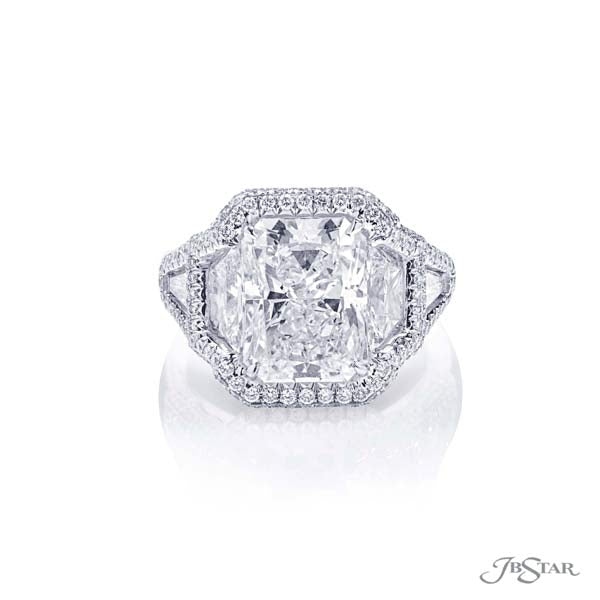 JB Star Platinum Diamond Engagement Ring - 7140-005