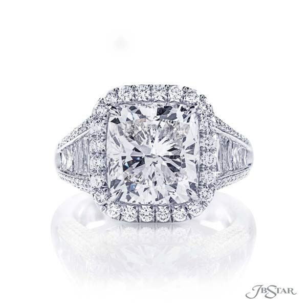 JB Star Platinum Diamond Engagement Ring - 7182-002