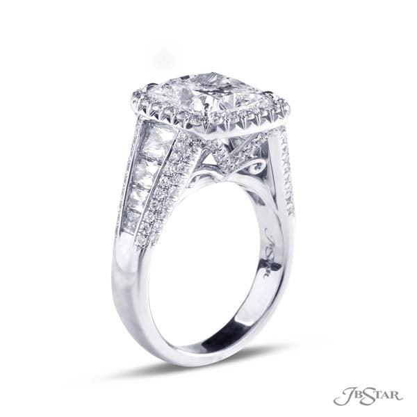 JB Star Platinum Diamond Engagement Ring - 7182-002