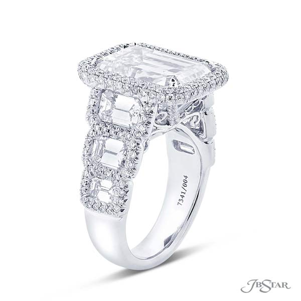 JB Star Platinum Diamond Engagement Ring - 7341-004