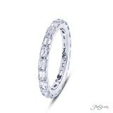 JB Star Emerald Cut Diamond Eternity Band