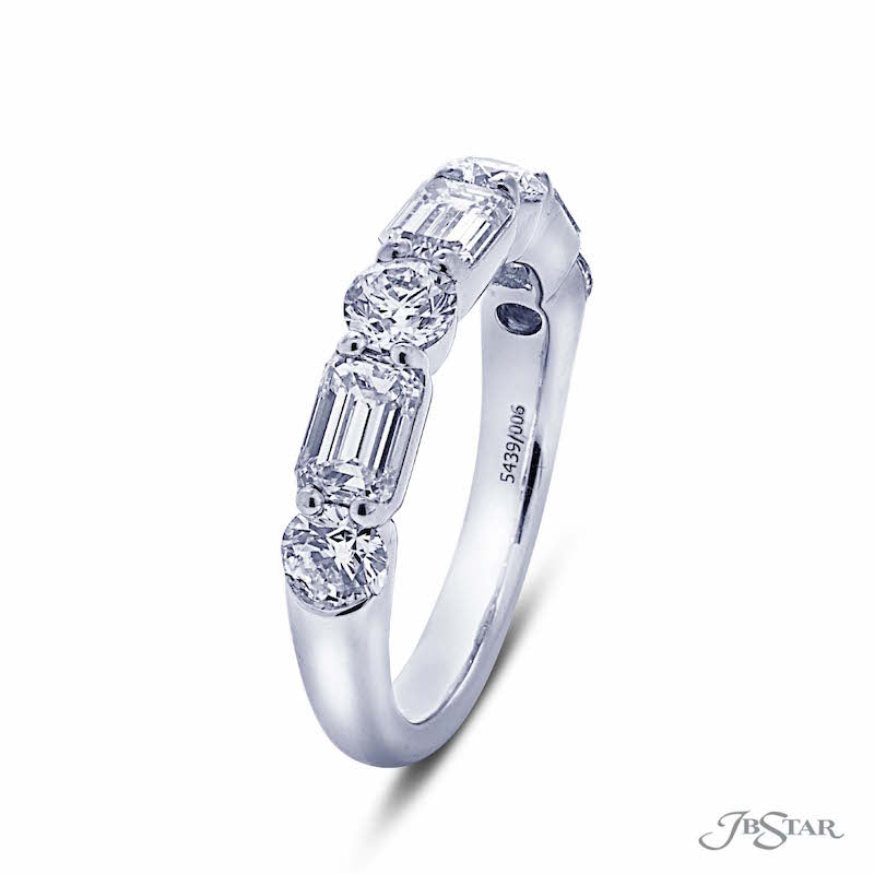 JB Star Platinum Anniversary Wedding Band - 5439-004