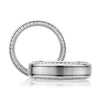 A. Jaffe Modern Profile Channel Set Men's Diamond Band