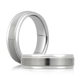 A. Jaffe Satin Brushed Classic Men's Ring