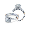 Verragio 14k White Gold Parisian Halo Engagement Ring