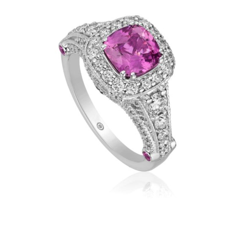 Christopher Designs Pink Sapphire Ring