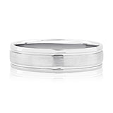 A. Jaffe Sandblast Finish Men's Wedding Band