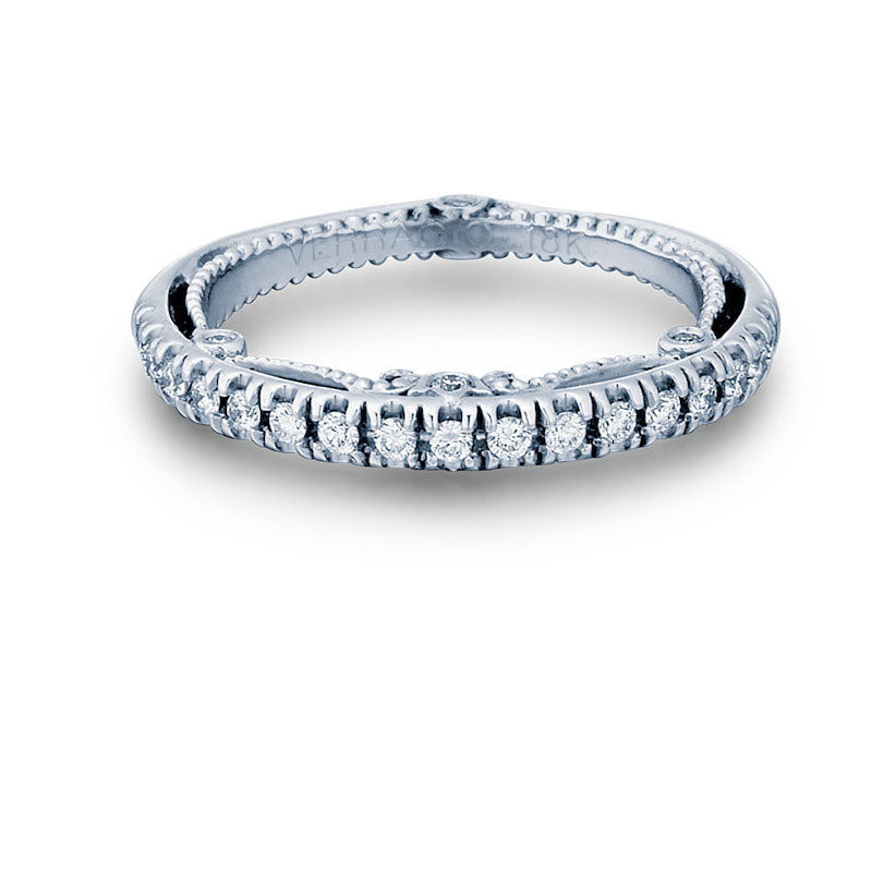 Verragio 14k White Gold Insignia Diamond Wedding Band