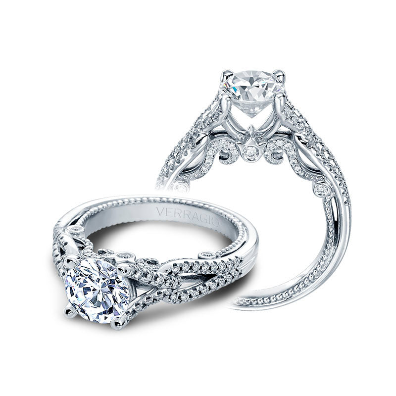 Verragio 14k White Gold Insignia Diamond Engagement Ring