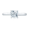 A. Jaffe Peek-A-Boo Pave Profile Diamond Engagement Ring with Signature A.JAFFE Quilts Interior