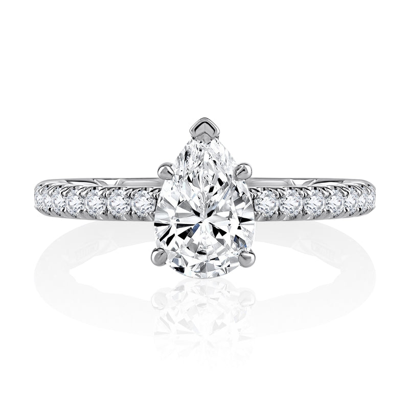 A. Jaffe Timeless Classic Shared Prong Engagement Ring