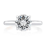 A. Jaffe Four Prong Diamond Engagement Ring