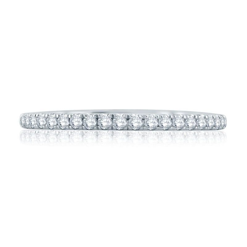 A. Jaffe French Pave Diamond Wedding Band MR2168Q/24