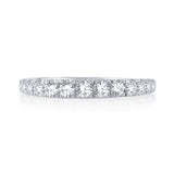 A. Jaffe Half Way Tapered Diamond With European Signature Shank