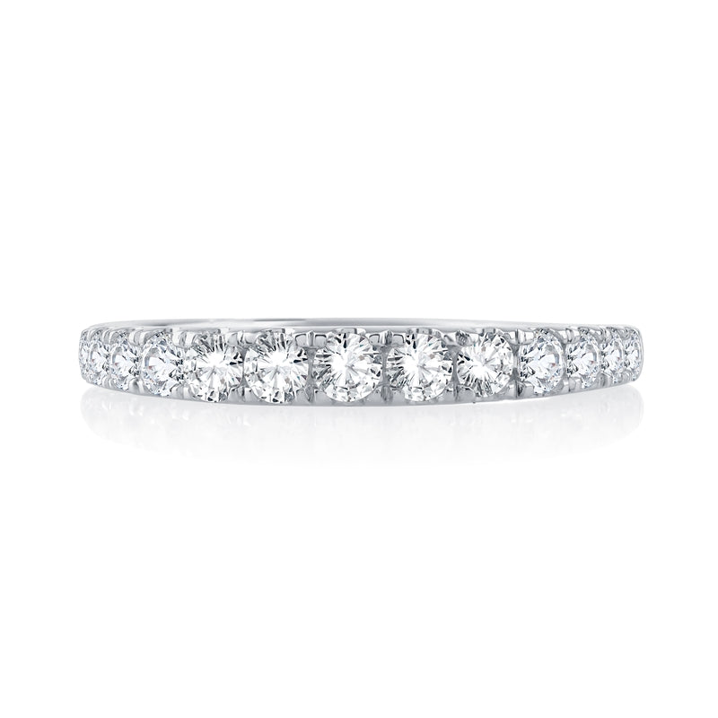 A. Jaffe Half Way Tapered Diamond With European Signature Shank