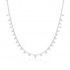 Brevani 14K White Gold Dashing Diamonds 24 Diamond 1.20 Ct Necklace