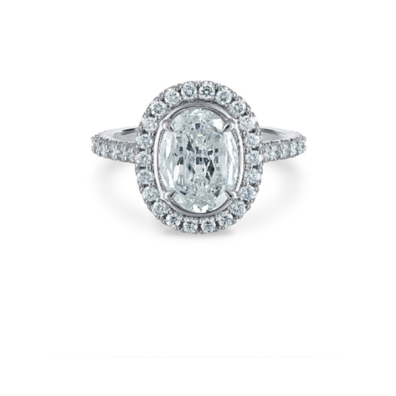 Christopher Designs Halo Engagement Ring