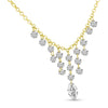 Brevani 14K Yellow Gold Dashing Diamond Cleopatra Cascading Necklace