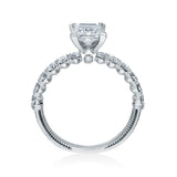 Verragio 14k White Gold Renaissance Straight Engagement Ring