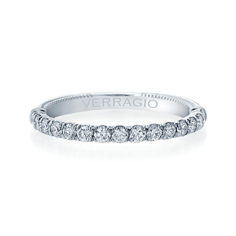 Verragio 14k White Gold Renaissance Anniversary Wedding Band