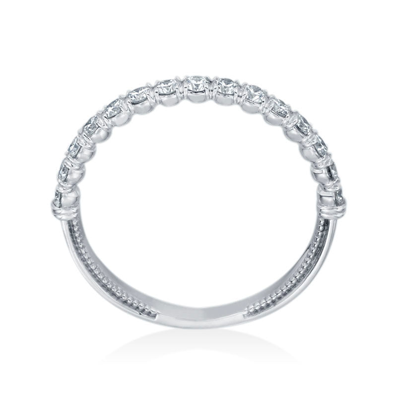 Verragio 14k White Gold Renaissance Anniversary Wedding Band