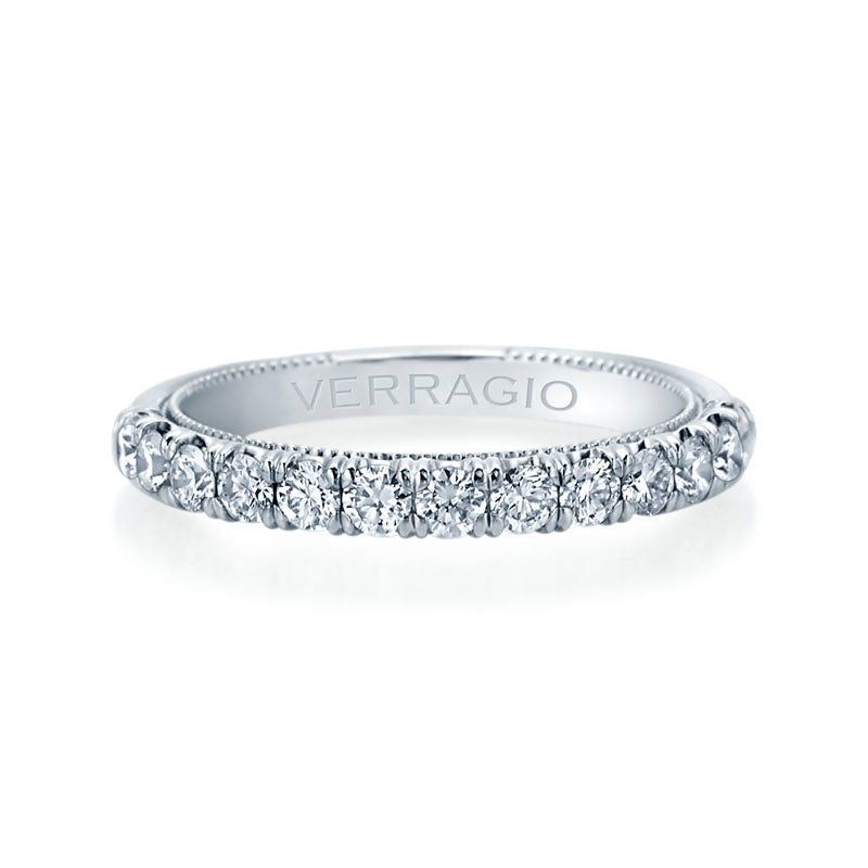 Verragio 14k White Gold Renaissance Anniversary Wedding Band