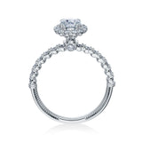 Verragio 14k White Gold Renaissance Straight Engagement Ring