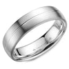 Crownring Wedding Band Platinum Classic 6.00mm