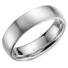 Crownring Wedding Band Platinum Classic 6.00mm