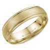 Crownring Wedding Band Yellow Gold Classic 6.00mm