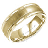 Crownring Wedding Band Yellow Gold Classic 7.00mm